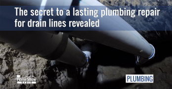 The secret to a lasting drain line plumbing repair revealed