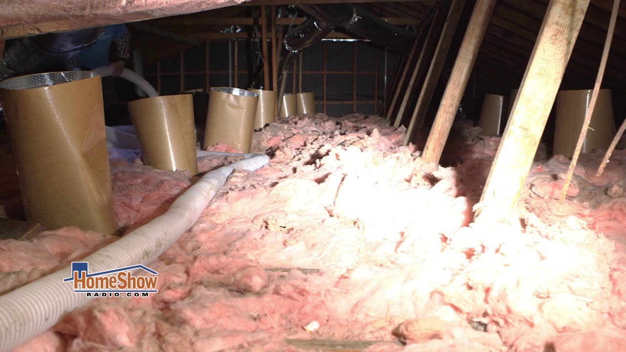 Attic insulation for a 1500 square foot home in Channelview
