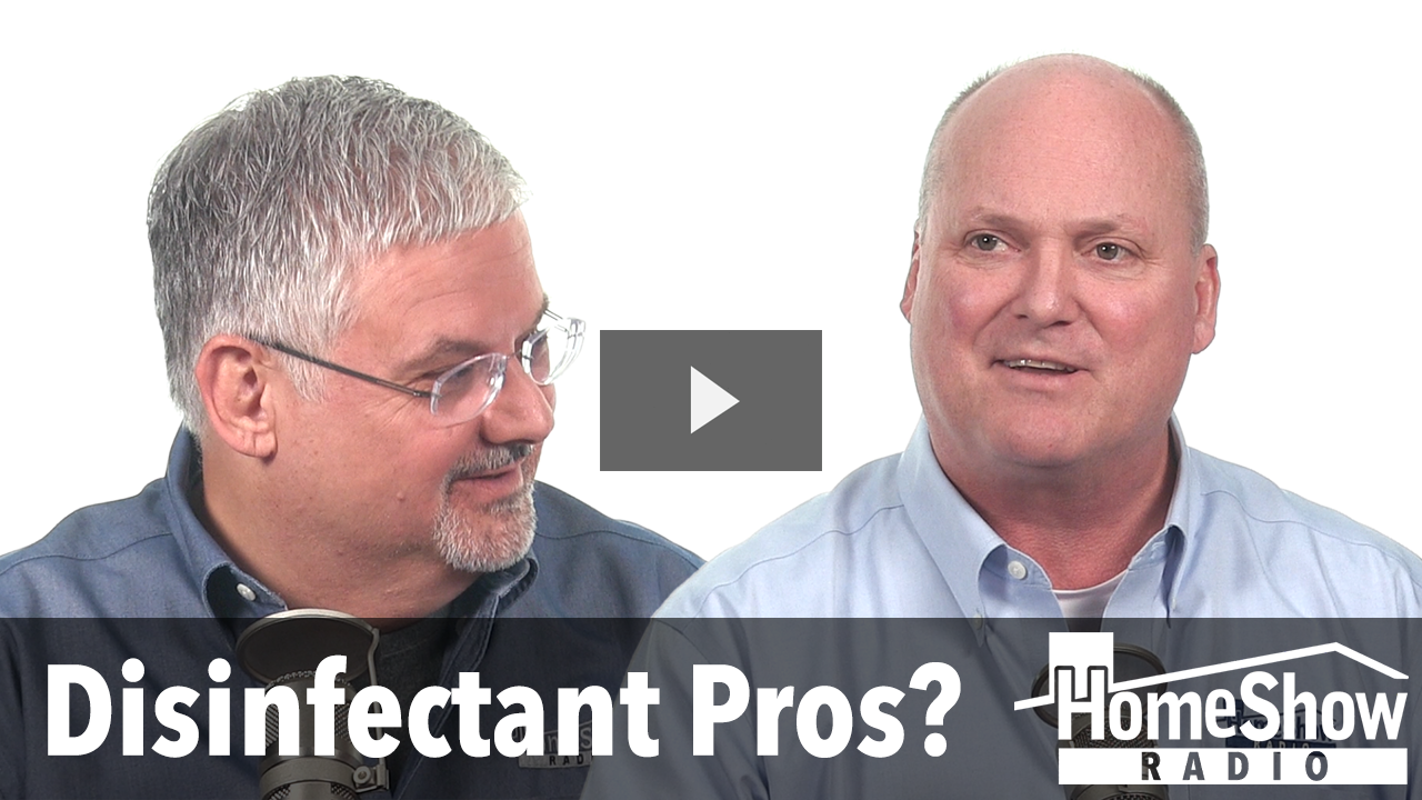 Professional disinfectant treatments do you have any advice VIDEO