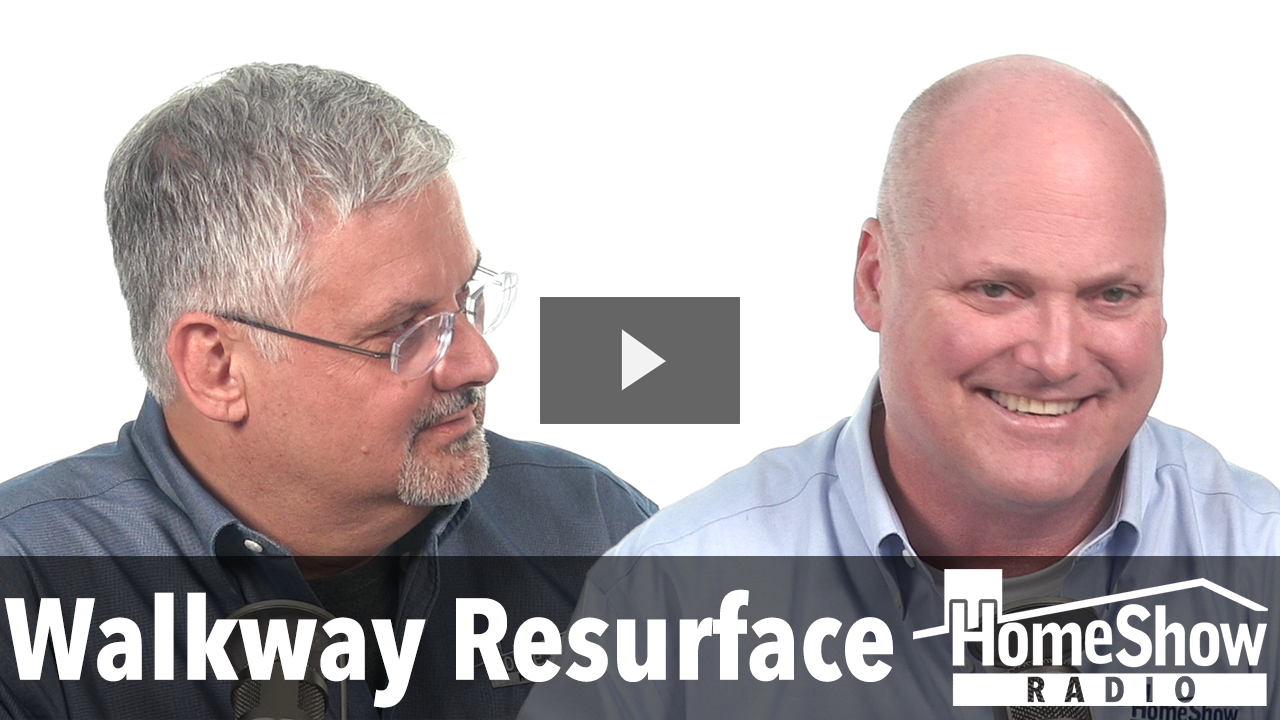 Walkway resurface what's the best way to do it VIDEO