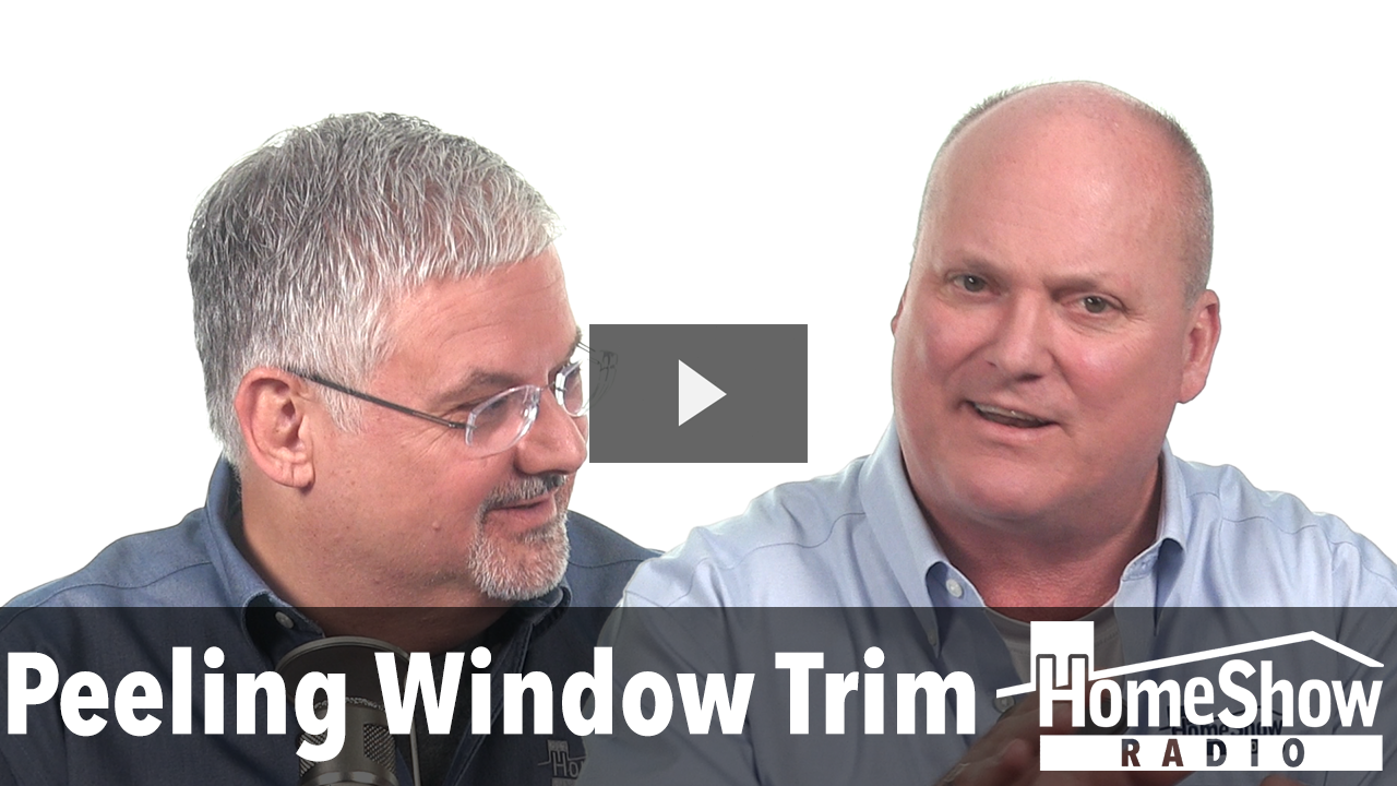 Peeling window trim how should it be repaired VIDEO