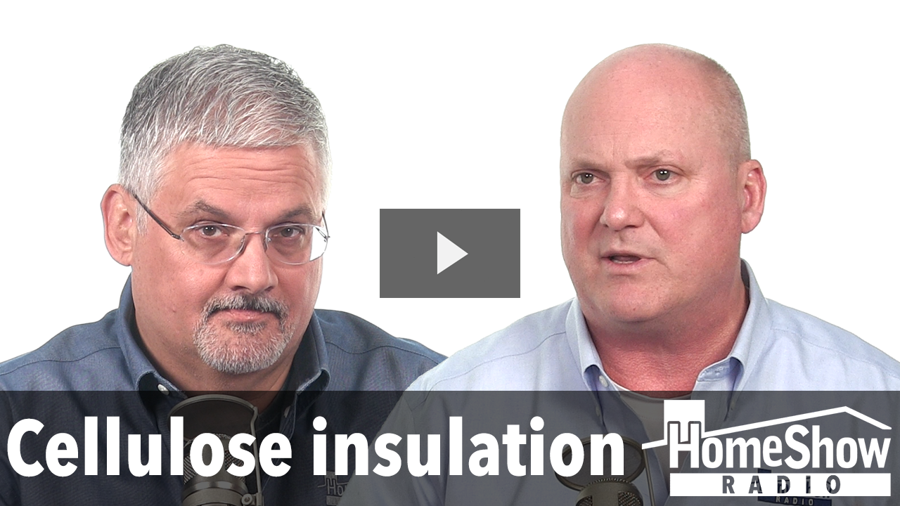Cellulose insulation making me sick what would cause that VIDEO