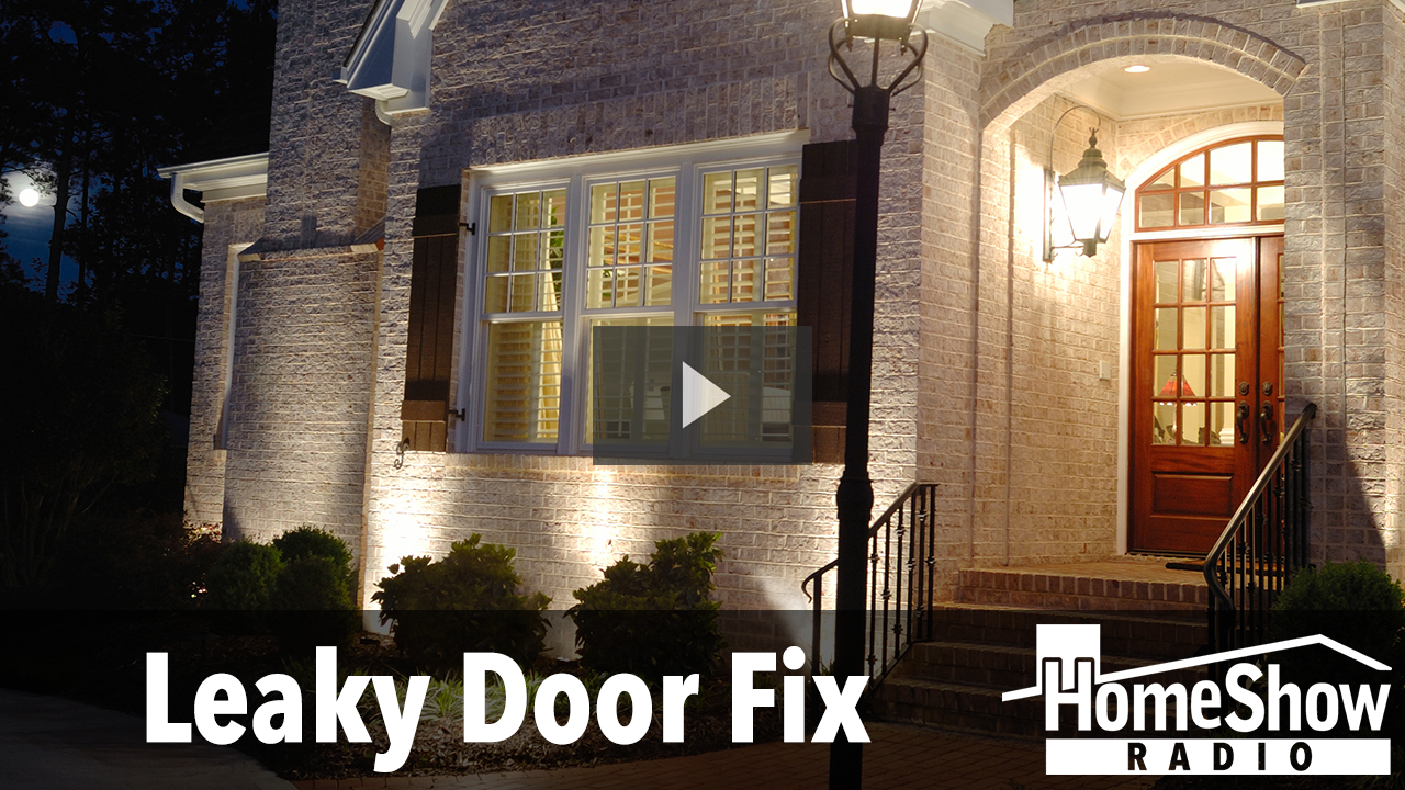 What are my options to stop my back door from leaning? HomeShow Radio
