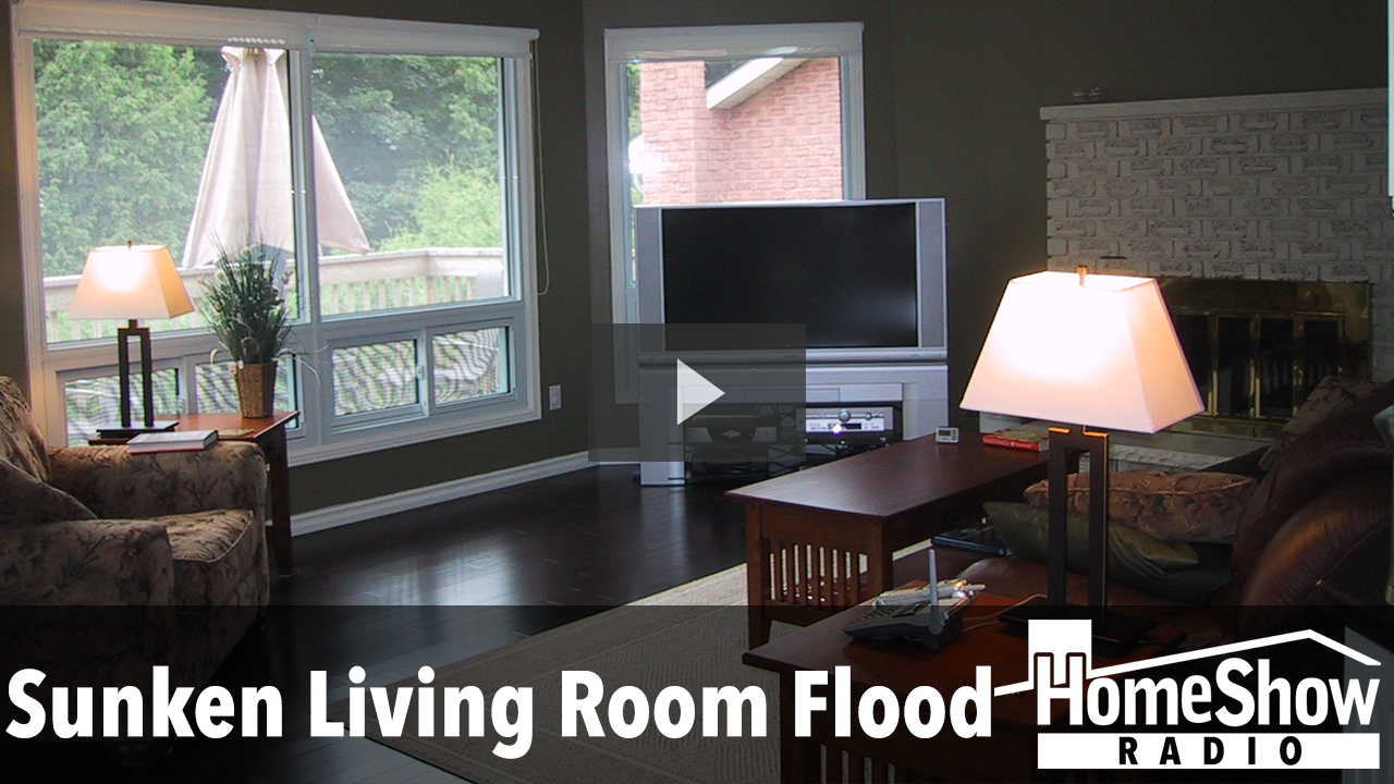How can I stop water from getting into a sunken living room? HomeShow