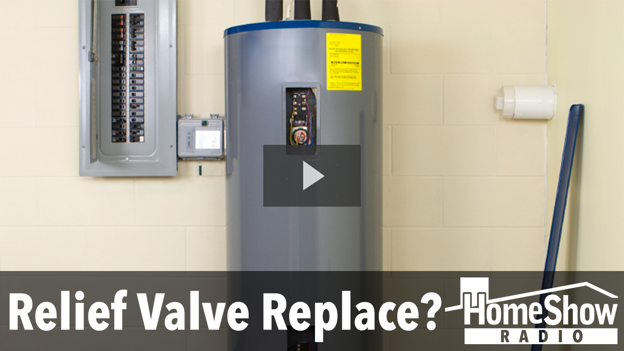 How often should I replace the pressure relief valve on my water heater ...