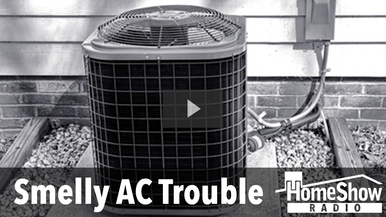 What causes a musty smell when switching heat to AC? HomeShow Radio