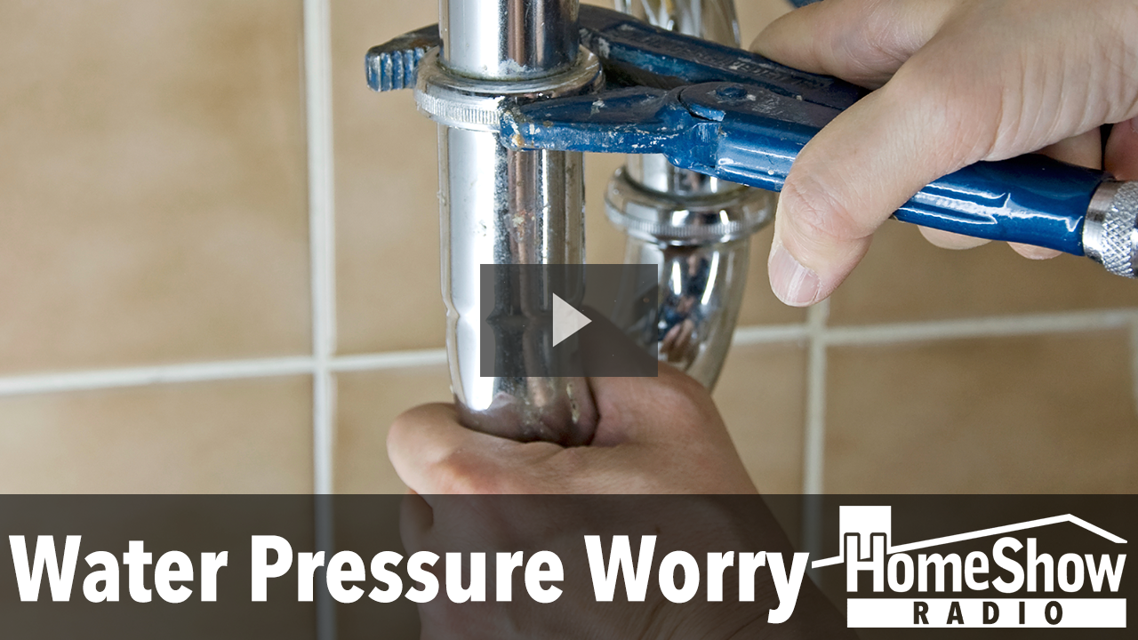 What can I do about a drop in my home's water pressure? HomeShow