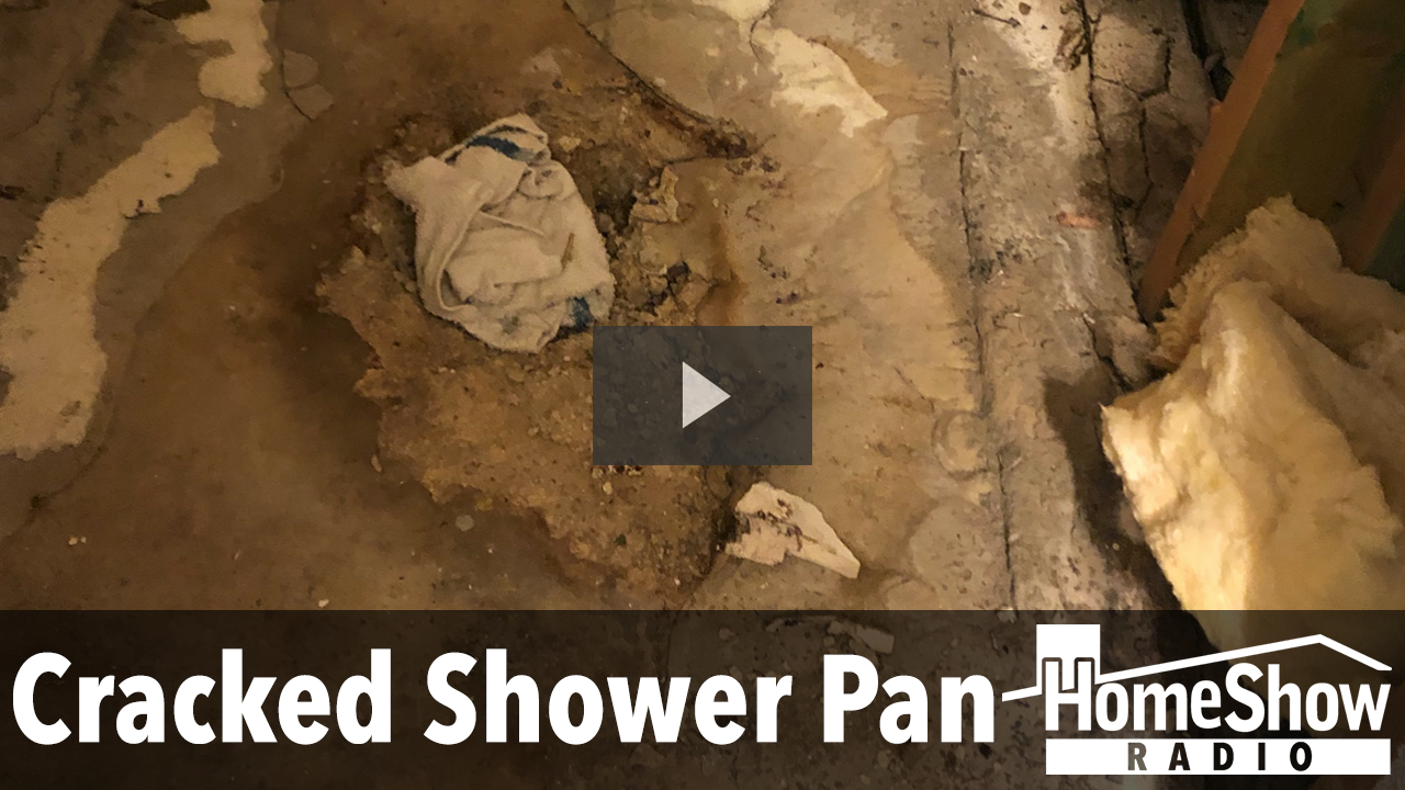 What steps should I take to repair a cracked shower pan? HomeShow