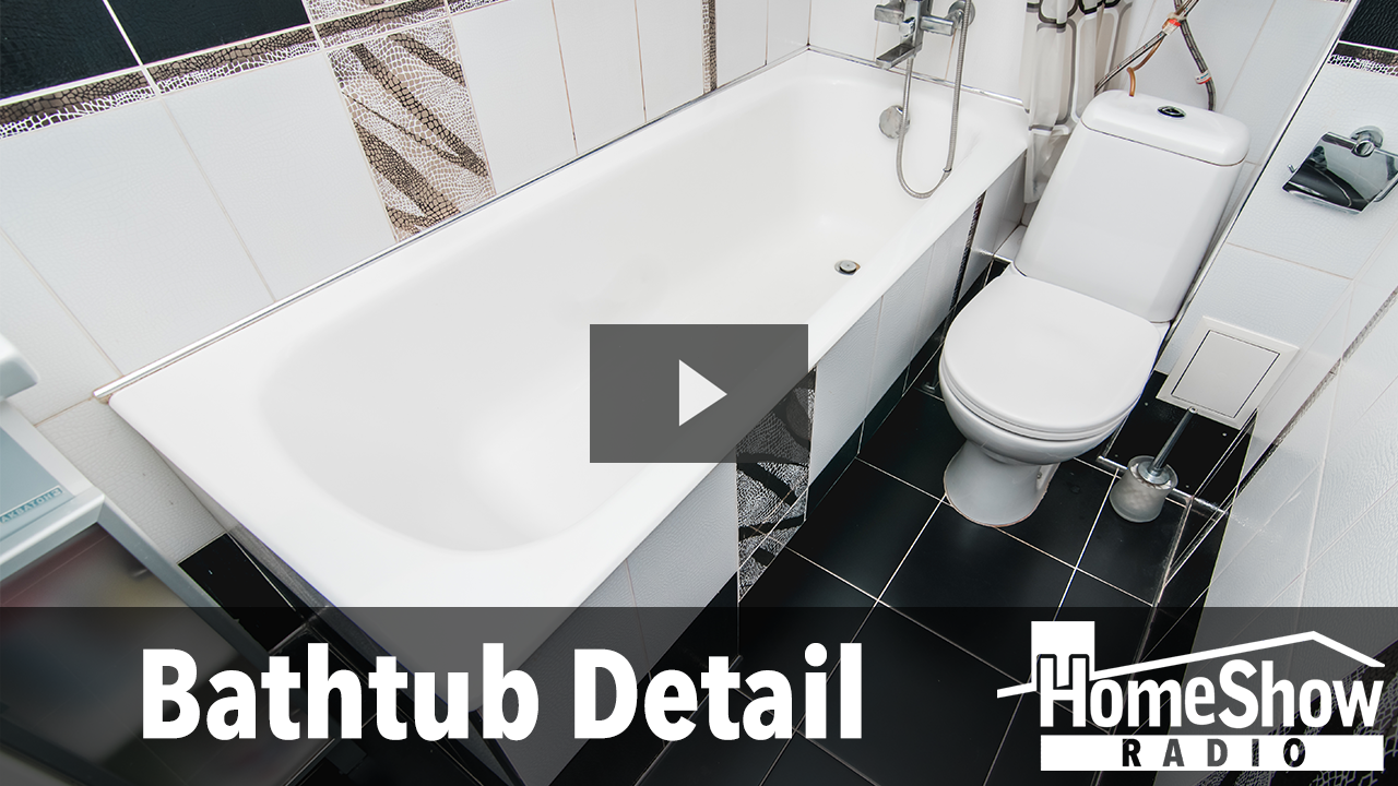 What do I use to fill the plumbing space under my bathtub? HomeShow