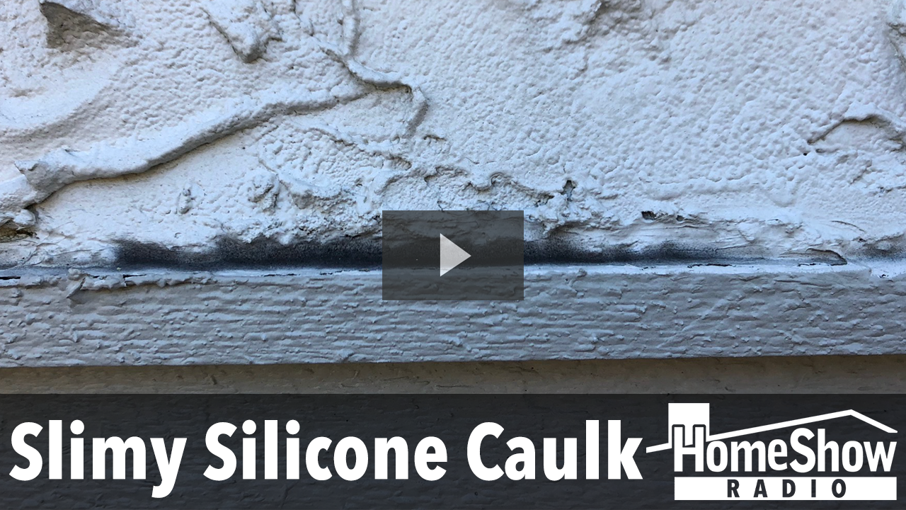 What can I do about fuzzy mold growing on silicone window caulking