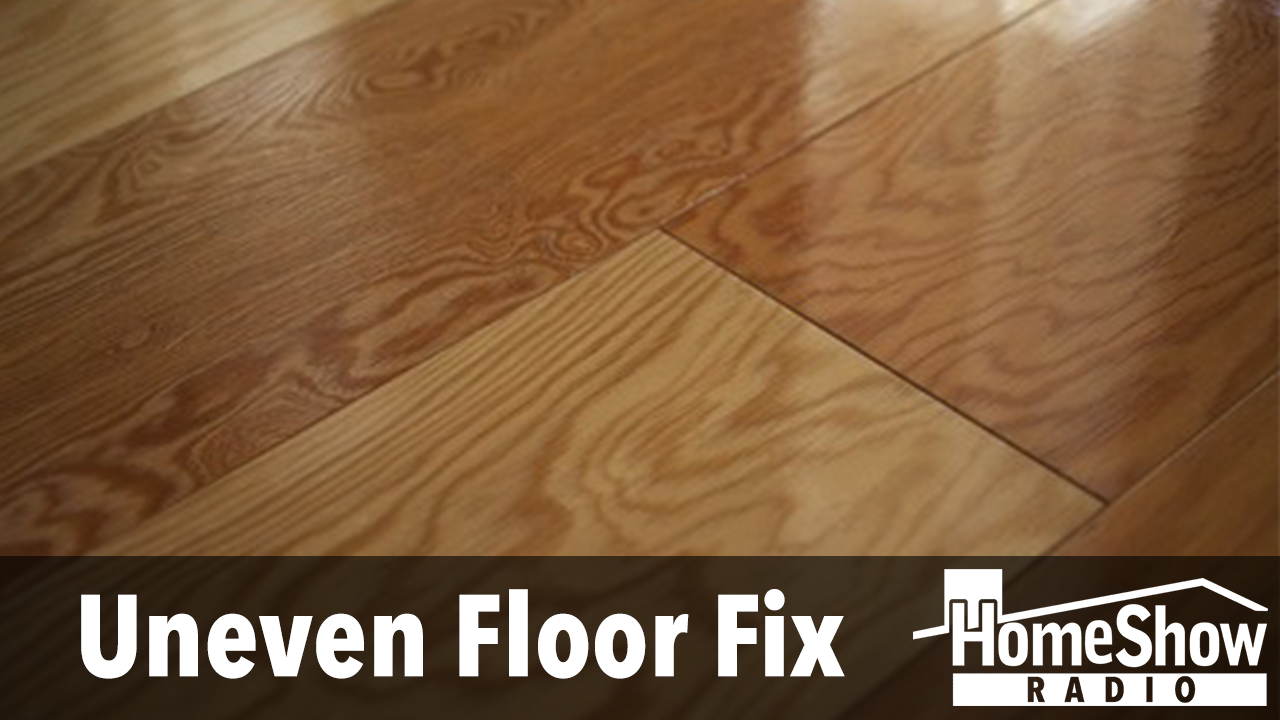 How should I level up two uneven floors to one single height HomeShow