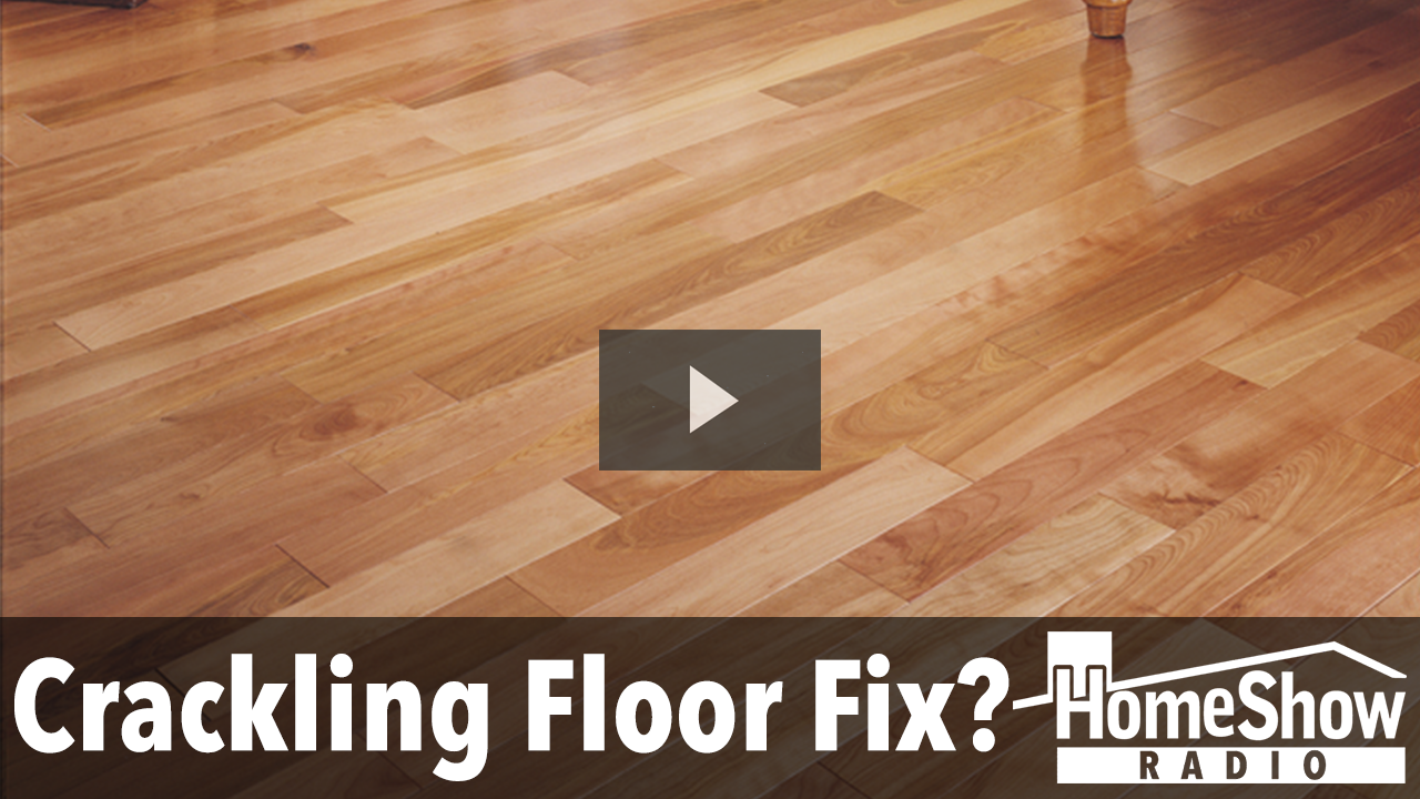 What can we do to stop our floor from making a clicking noise when we ...