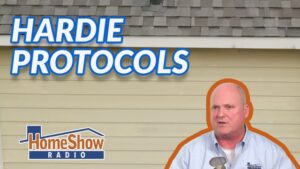 What are the recommended installation specs for Hardie?