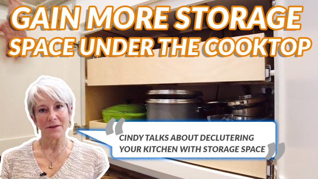 Gain More Storage Space Under The Cooktop - Shelf Genie.