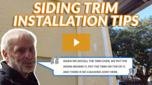 Siding Trim Installation Tips