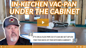 In-Kitchen Vac-Pan - Airline Vacuum