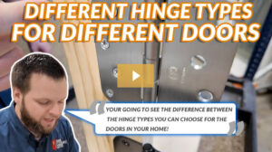 Door Hinges for different types of doors - Door Clearance Center