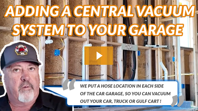 Adding a central vacuum system to your garage