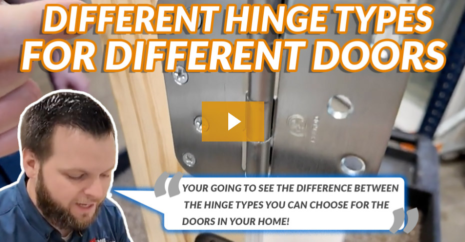 Different Hinge Types for Different Doors - Door Clearance Center