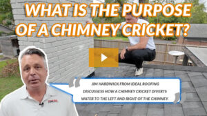 What is the purpose of the Chimney Cricket? - Ideal Roofing