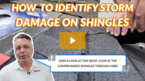 How to identify storm damage in shingles - Ideal Roofing