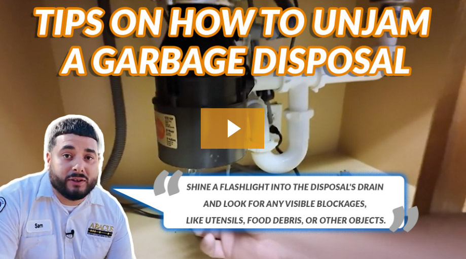 How to unjam your garbage disposal - Abacus Plumbing