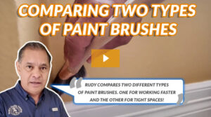 Comparing Two Different Types Of Paint Brushes