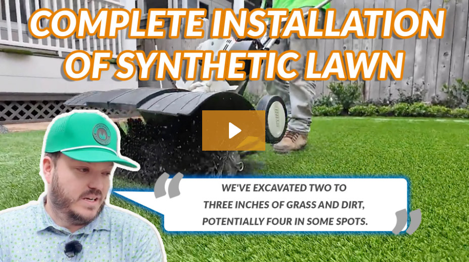 Complete Synthetic Lawn Installation - SYNLawn Houston