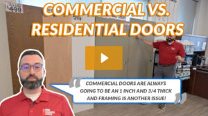 Residential VS. Commercial Doors - Door Clearance Center